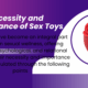 The Necessity and Importance of Sex Toys